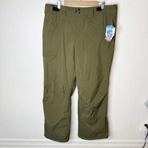New Artic Quest Dark Olive Green Snow Pants Pockets Men's XL